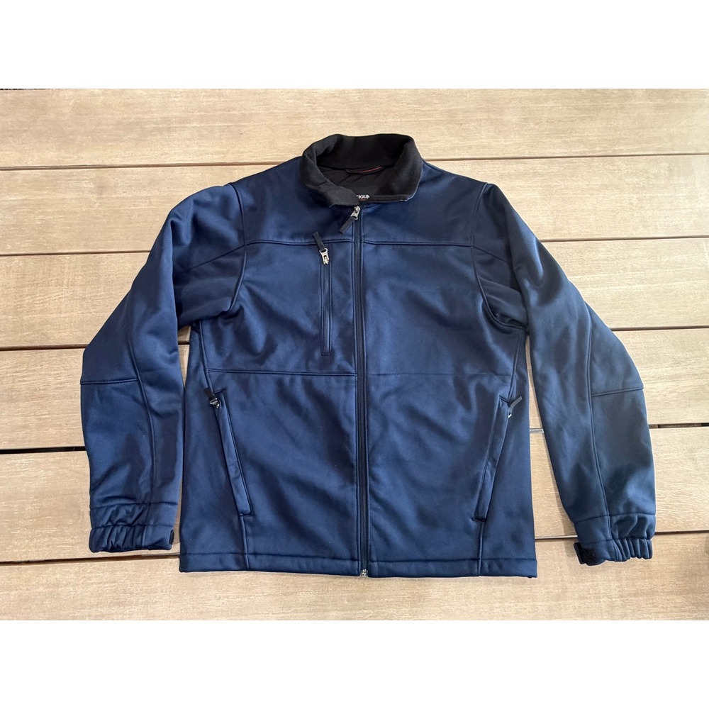 Antigua Men's Small Navy Blue Water Resistant Lightweight Cold Weather Jacket